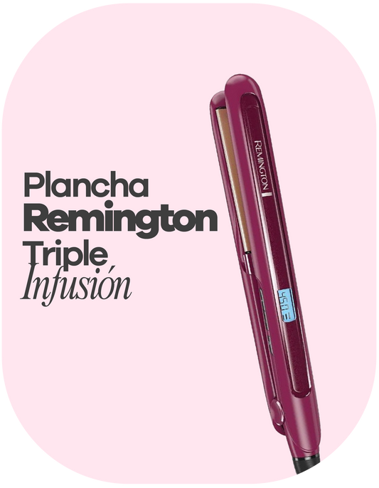 Plancha Remington Triple Infusión